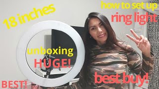 Best ring light to buy,unboxing  and How to Set it up.