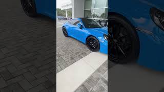 PORSCHE 718 IN 🦈SHARK BLUE 🥶#shortvideo #porsche #sportscar