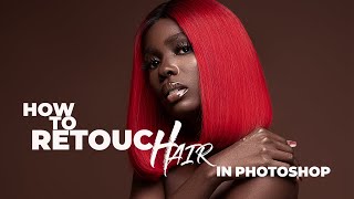 hair retouching tutorial