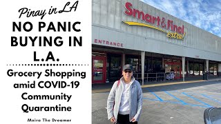 NO Panic Buying in LA | Grocery Shopping during COVID-19 Community Quarantine | Pinay in LA