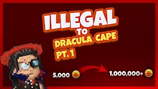 Illegal to Dracula Cape: Episode 1 - Million Bytecoins! (pixel worlds)