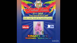 Festival Lomba |Online| 2021-Lomba Kreasi- bernyanyi- Kinanty(B1)- KB/RA AL AMIN KRA