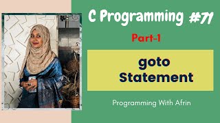 C Programming bangla tutorials | goto Statement | Part-1