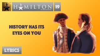 #19 Hamilton - History Has Its Eyes On You [[MUSIC LYRICS]]