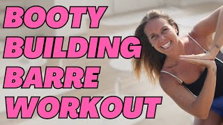 Booty Building Barre Workout // 20 Minute Chair At Home Barre Cardio