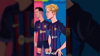 Frenkie De Jong Loves Barcelona #football #shorts