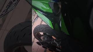 ketika ZX 25 pakek knalpot toce tiga 3 lubang#zx25r