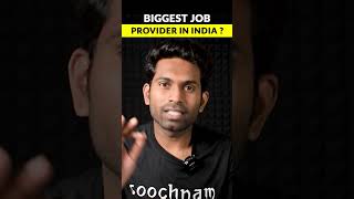 Who is most Job Provider in India? | #soochnam #shorts