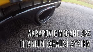 K-TEC RACING MEGANE 3RS AKRAPOVIC EVOLUTION CAT BACK EXHAUST SYSTEM | THAT SOUND!!