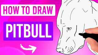 Pitbull Dog Draw