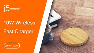 j5create® 10W Wireless Fast Charger JUPW1101W