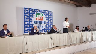 A Bari con Tajani, Ronzulli e i 50 candidati consiglieri di Forza Italia