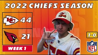 Kansas City Chiefs Fan REACTS to Week 1 vs. Cardinals | KC 44-21 AZ | 2022 NFL Season