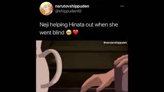 neji helping hinata out when she was blind 🥺