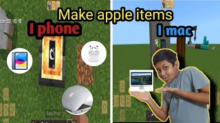 I make 5 apple products in minecraft.