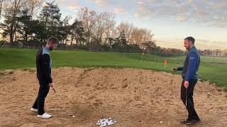 Bunker shot series - changing distance of bunker shot