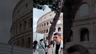 Colosseum view from Metro Station #colosseum #travel #rome #italy