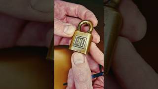 Teeny Yale padlock picked open