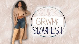 GRWM TO SLAYYYY! | VLOGMAS 7