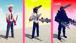 EVOLUTION OF CHAINSAW MAN - Totally Accurate Battle Simulator TABS