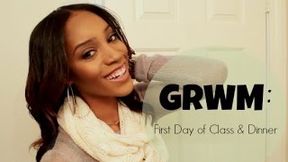 GRWM: First Day of Class & Dinner | Avia LeVon