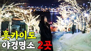 훗카이도 여행 VLOG ✨ 하코다테 열대식물원, 하치만자카, 로프웨이 일본 북해도 여행 야경, 온천하는 일본 원숭이까지! 🙊