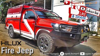 Review singkat MOBIL FIRE JEEP TOYOTA HILUX 4X4 . . . Berkapasitas 500 liter