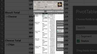 How to reorder the list in Pivot Table in MS Excel#shorts