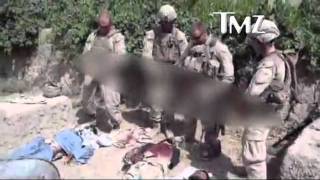 US Marines Urinating on Dead Civilians