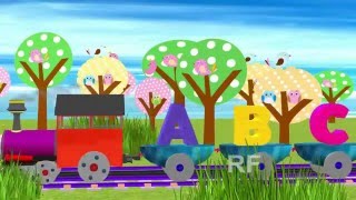 Learning ABCD Train Songs Collection | Learn Train Nursery Rhymes | 2D Animated Kids Songs