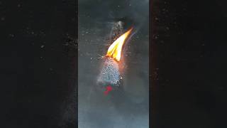 Gunpowder burning details experiment #shorts #gunpower #experiment #satisfying