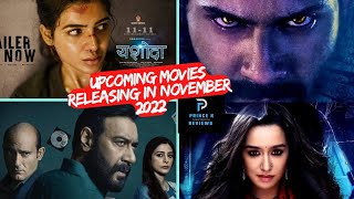 Upcoming Movies Releasing in November 2022