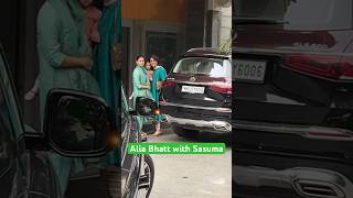 Alia Bhatt with Raha and Neetu Kapoor spotted at Randhir Kapoor’s house for Raksha Bandhan