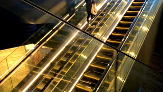 Tokyo Skytree Solemachi Shopping Mall Escalators Going Down