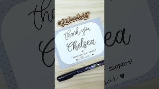 Chelsea #namecalligraphy #calligraphy #satisfying #lettering #brushpens #handlettering #etsyseller