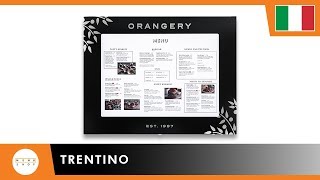 Espositori per menu da muro Trentino