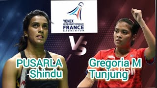 Gregoria Mariska TUNJUNG vs PUSARLA Shindu | France Open 2023