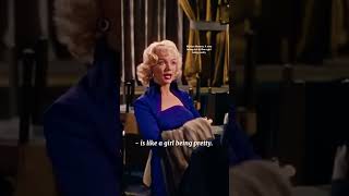 Marilyn Monroe iconic moment, Gentlemen prefer blondes.