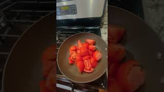 ASMR Sizzling Vegetables#Shorts