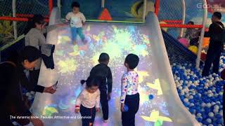 Indoor Playground Interactive Slide projection Game - Dynamic Slide By Gooest