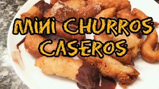 Mini churros caseros