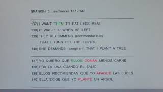 3 Sents 137-140:  I want them to eat less meat...