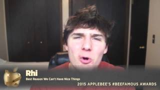 2015 #Applebees #BeeFamous Awards - Best Reason Why We Can’t Have Nice Things