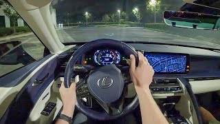 2024 Lexus LC 500 Convertible - POV Night Drive (Binaural Audio)