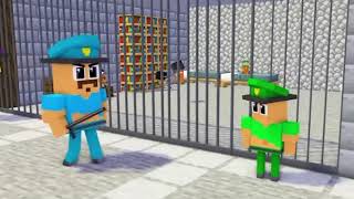 monster school _ baby Zombie Disability Alex Meningkan Pelarian Penjara Barry –Minecraft Animation