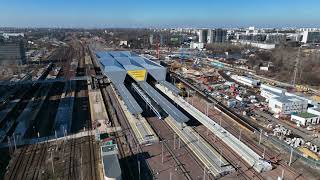 Warszawa Zachodnia / Warsaw West Station by drone