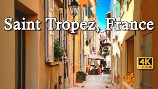 Passeios a pé e de carro por Saint Tropez, Riviera Francesa - 4K UHD