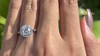 Halo Diamond Engagement Rings - Abelini.com