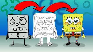 How to draw Spongebob | Tutorial