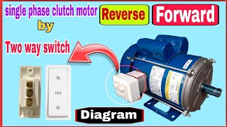 single phase motor reverse forward by two way switch 💥💥👌@dhananjayelectrical3274